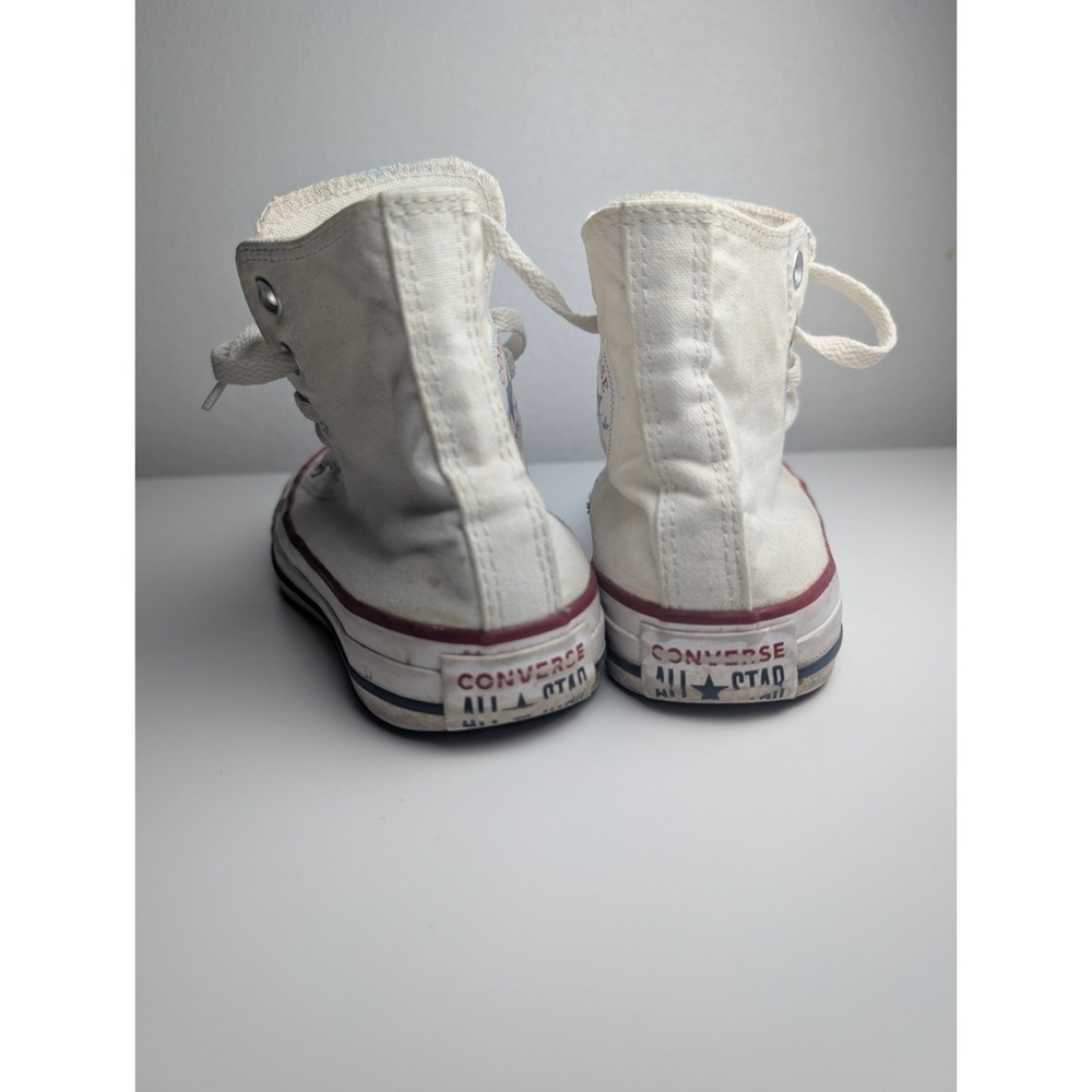 Converse Chuck Taylor All Star High Top White Sneakers Men's 3.5 / Women's 5.5 - Picture 2 of 5